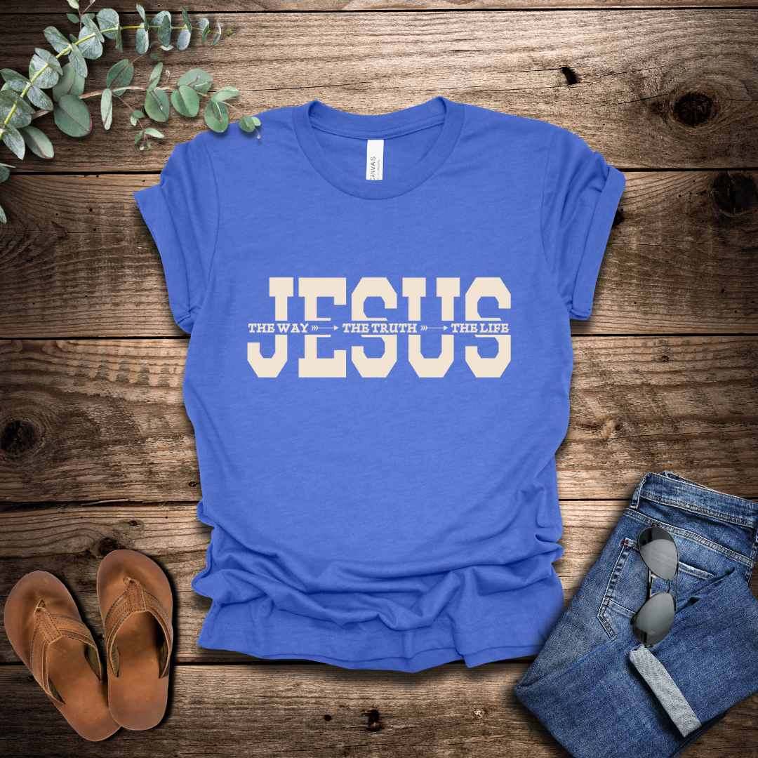 Jesus-The Way, The Truth, The Life T-Shirt