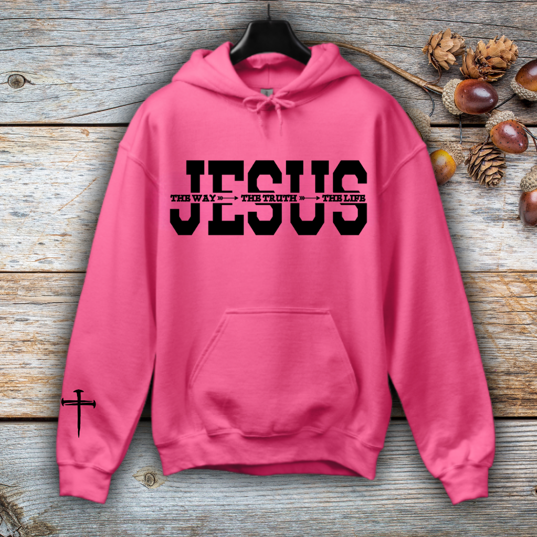 Jesus-The Way-The Truth-The Life Hoodie