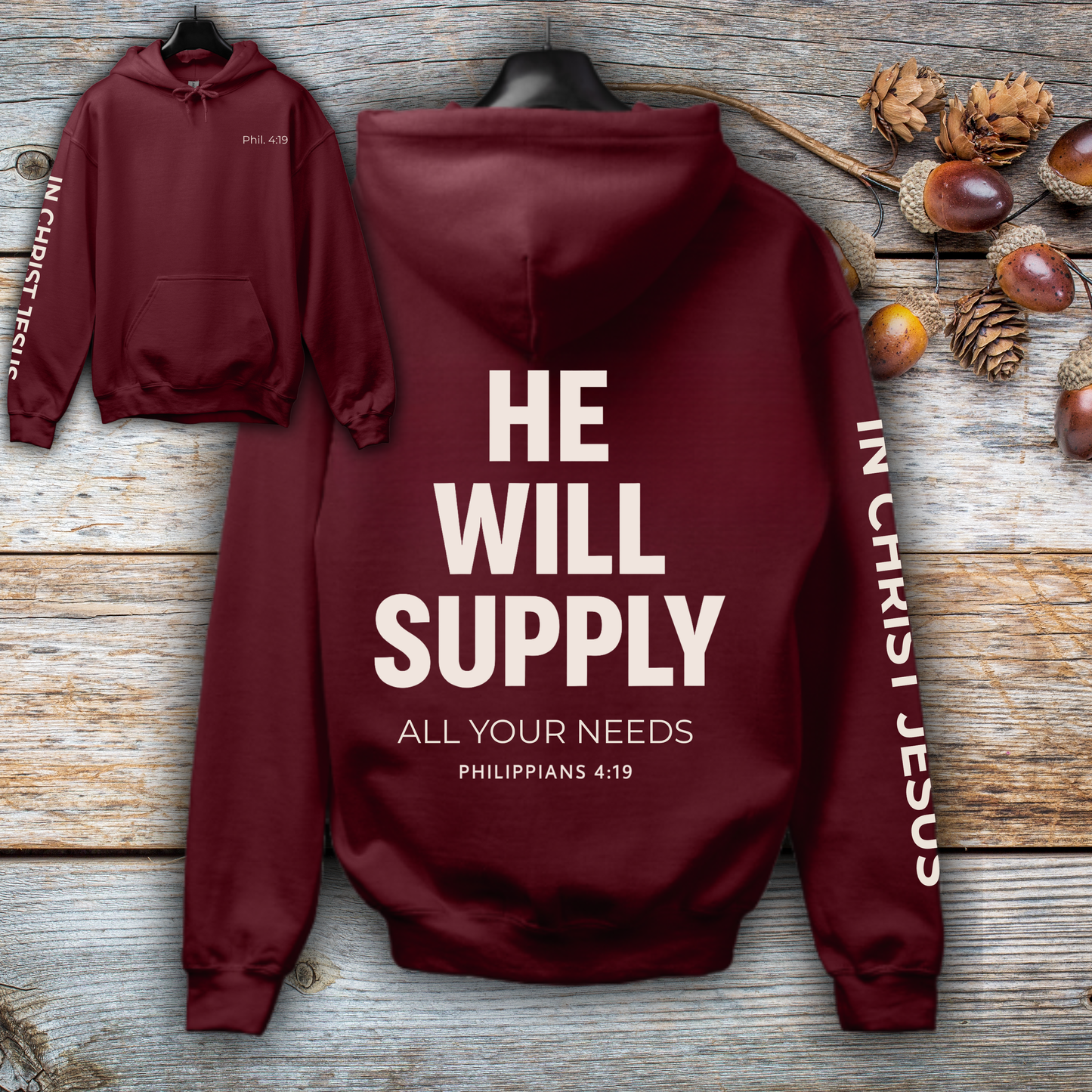Philippians 4:19 Hoodie