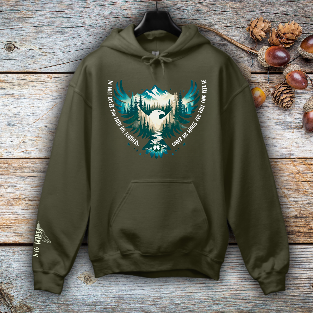 Psalm 91:4 Hoodie