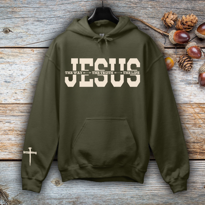 Jesus-The Way-The Truth-The Life Hoodie