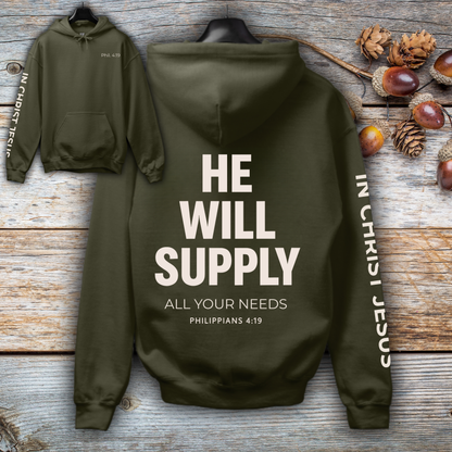 Philippians 4:19 Hoodie