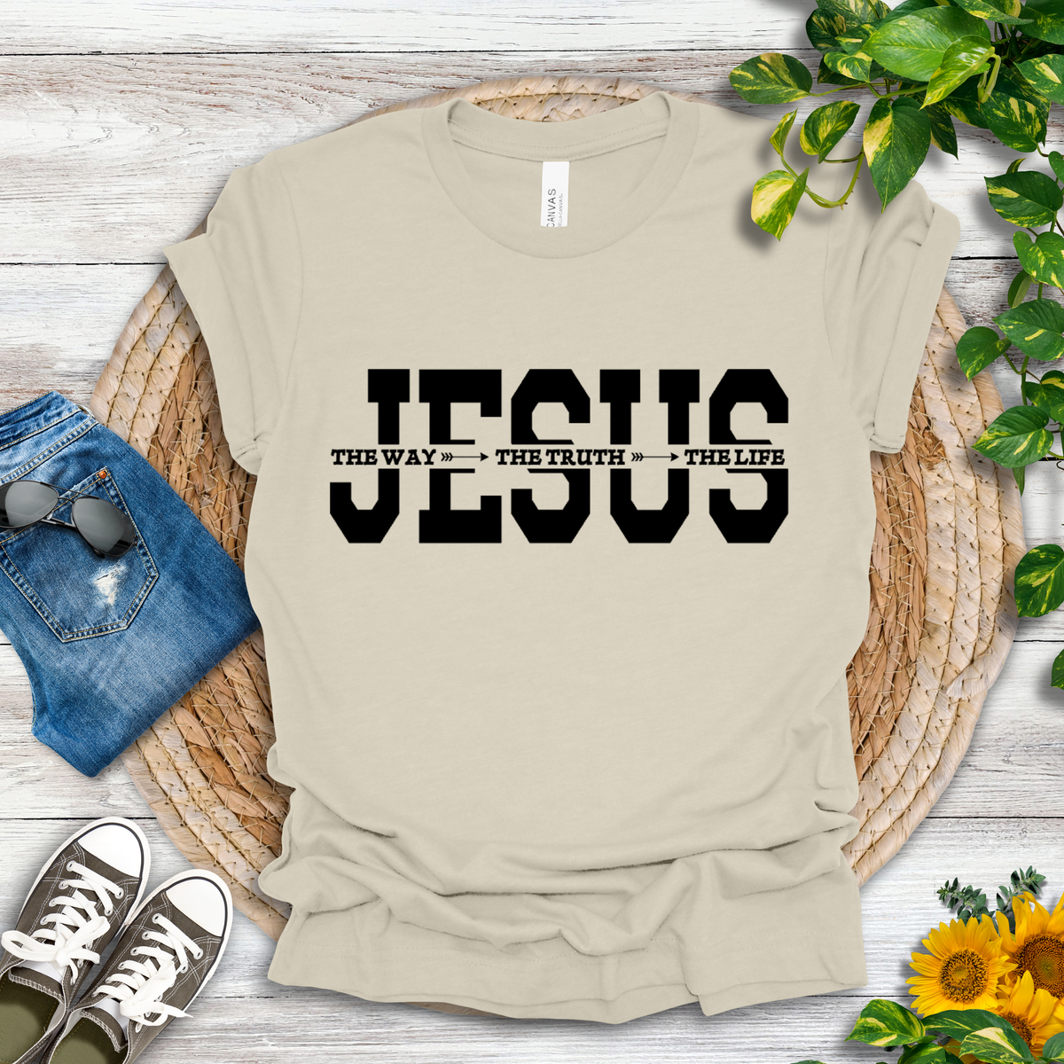 Jesus-The Way, The Truth, The Life T-Shirt