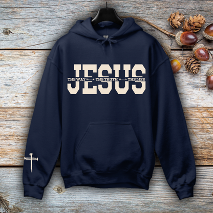 Jesus-The Way-The Truth-The Life Hoodie