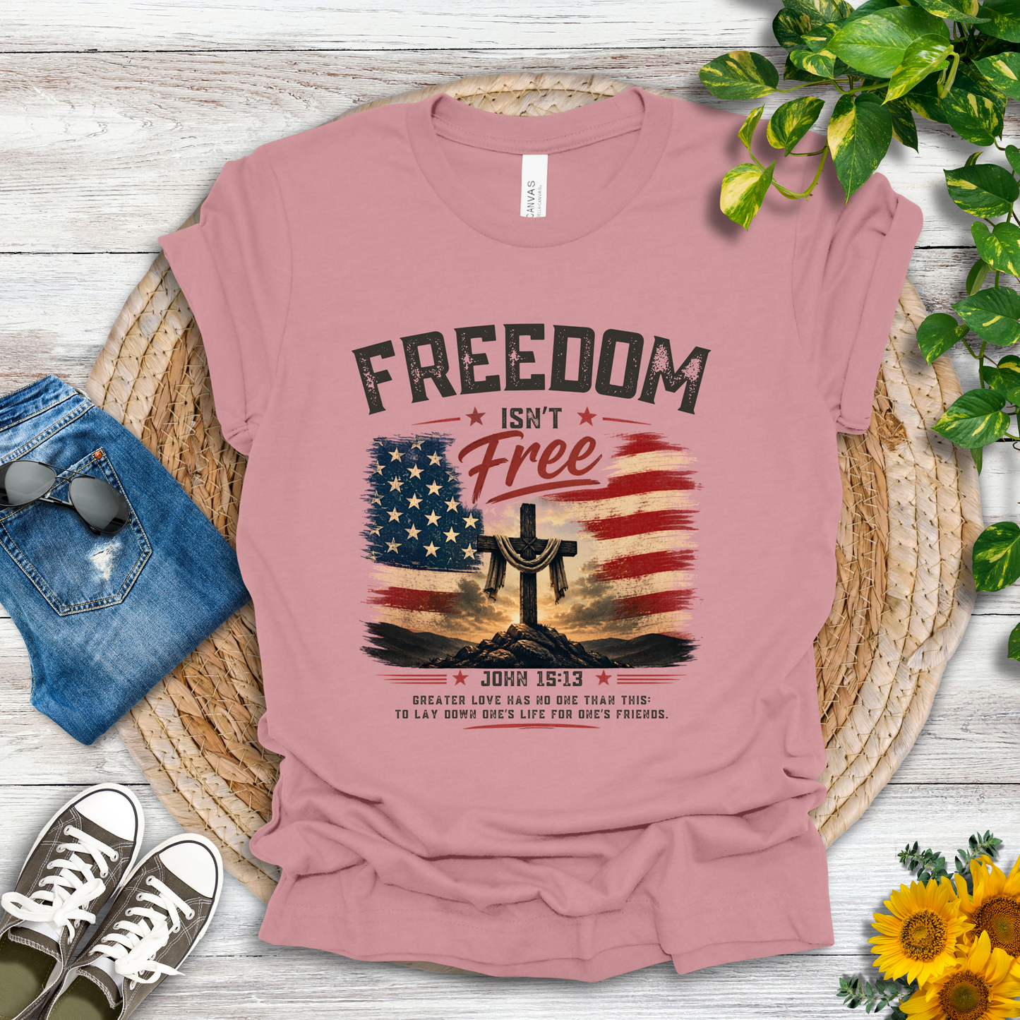 Freedom - John 15:13 T-Shirt
