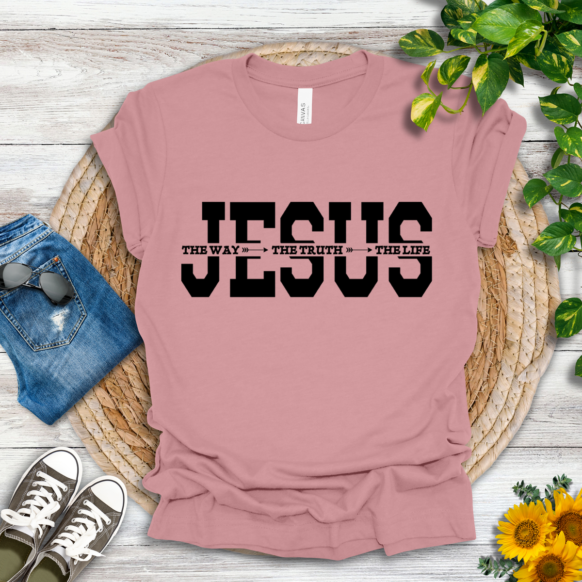 Jesus-The Way, The Truth, The Life T-Shirt