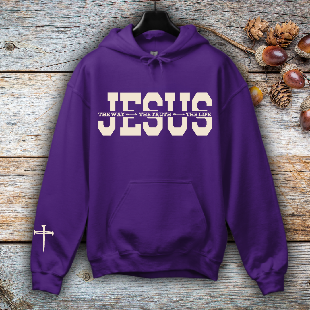 Jesus-The Way-The Truth-The Life Hoodie