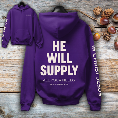 Philippians 4:19 Hoodie