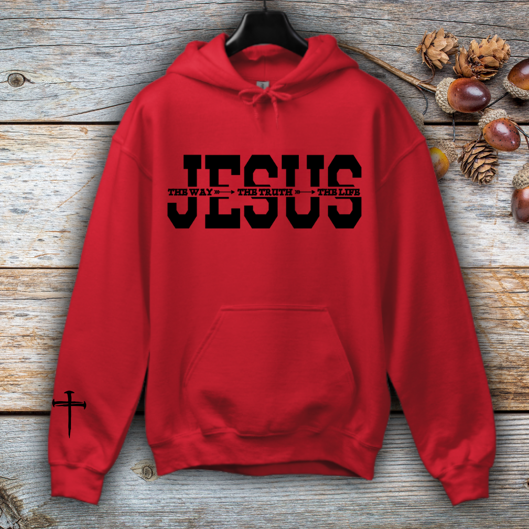 Jesus-The Way-The Truth-The Life Hoodie