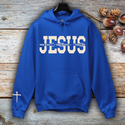 Jesus-The Way-The Truth-The Life Hoodie