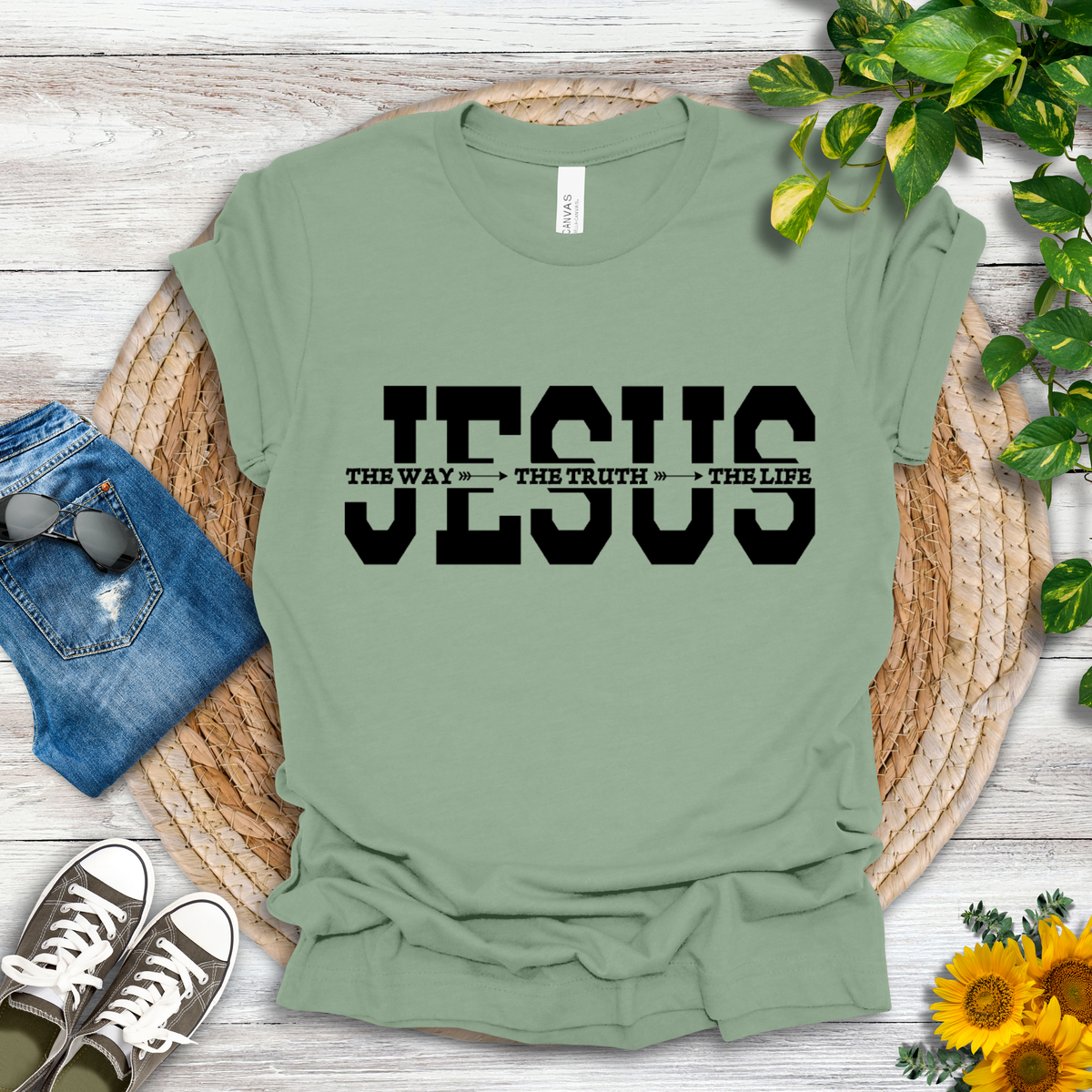 Jesus-The Way, The Truth, The Life T-Shirt