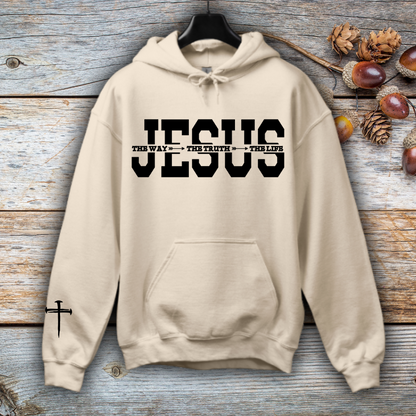 Jesus-The Way-The Truth-The Life Hoodie