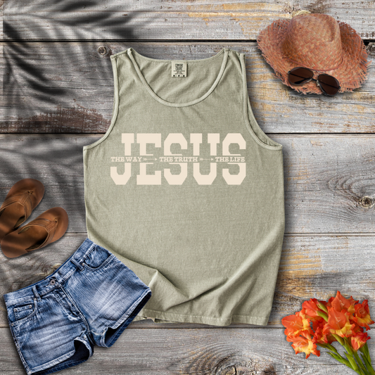 Jesus (The Way, The Truth, The Life) Tank Top