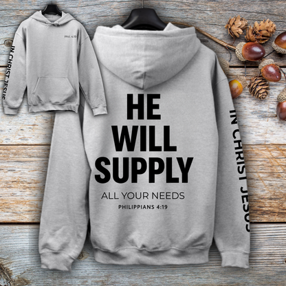 Philippians 4:19 Hoodie