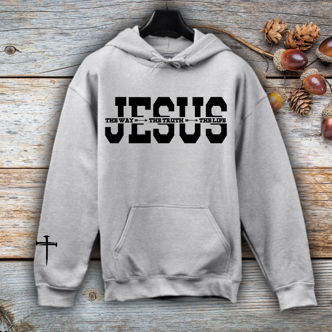 Jesus-The Way-The Truth-The Life Hoodie