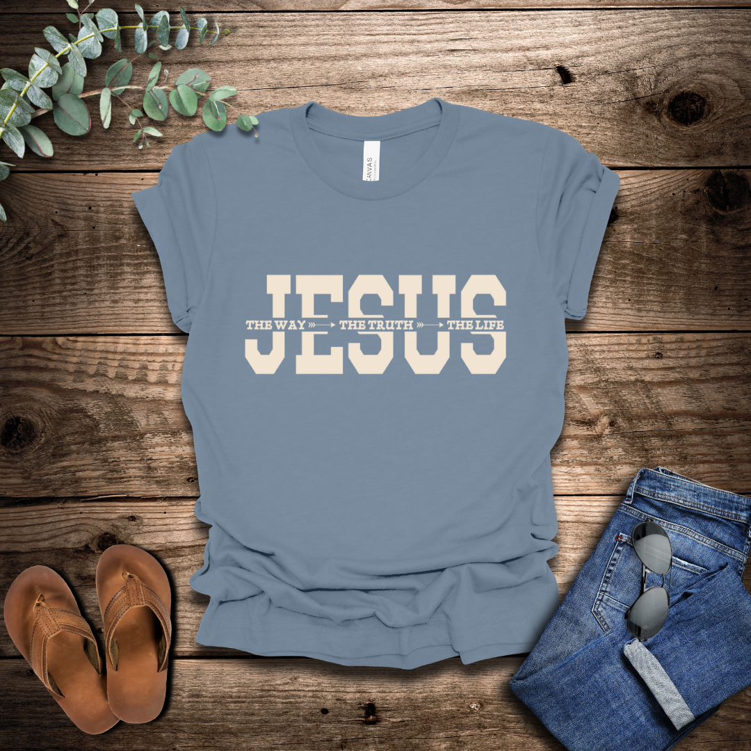 Jesus-The Way, The Truth, The Life T-Shirt